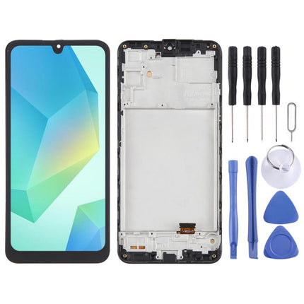 For Samsung Galaxy A16 4G SM-A165F 6.46 inch OLED LCD Screen Digitizer Full Assembly with Frame