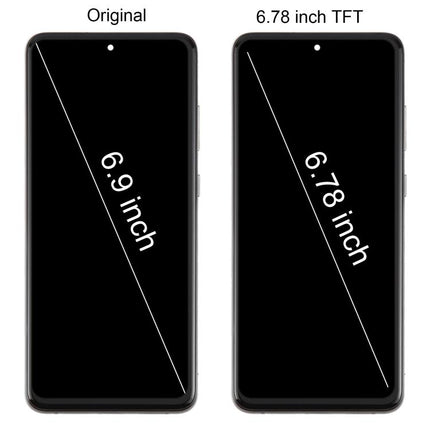For Samsung Galaxy S20 Ultra SM-G988B 6.78 inch TFT LCD Screen Digitizer Full Assembly with Frame, Not Supporting Fingerprint Identification, For Samsung Galaxy S20 Ultra SM-G988B 6.78 inch(Not Fingerprint)
