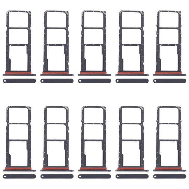 For Samsung Galaxy A07 4G SM-A075F Original 10pcs SIM Card Tray + SIM Card Tray + Micro SD Card Tray, For Samsung Galaxy A07 4G