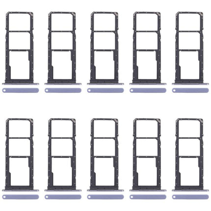 For Samsung Galaxy A07 4G SM-A075F Original 10pcs SIM Card Tray + SIM Card Tray + Micro SD Card Tray, For Samsung Galaxy A07 4G