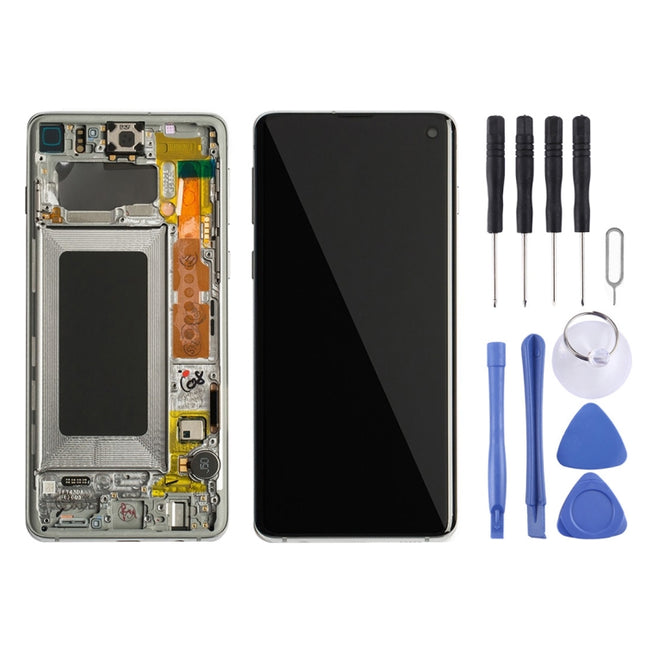 LCD Screen and Digitizer Full Assembly with Frame for Galaxy S10 4G, For Samsung Galaxy S10 4G (Frame), For Galaxy S10 4G (Frame), For Galaxy S10 4G