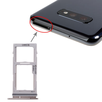 For Galaxy S10+ / S10 / S10e SIM Card Tray + SIM Card Tray / Micro SD Card Tray, For Samsung Galaxy S10+(Double), For Galaxy S10+(Double  SIM), For Samsung Galaxy S10+(Dual), For Galaxy S10+(2 SIM), For Galaxy S10+(Double SIM)
