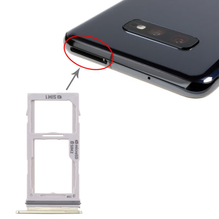 For Galaxy S10+ / S10 / S10e SIM Card Tray + SIM Card Tray / Micro SD Card Tray, For Samsung Galaxy S10+(Double), For Galaxy S10+(Double  SIM), For Samsung Galaxy S10+(Dual), For Galaxy S10+(2 SIM), For Galaxy S10+(Double SIM)