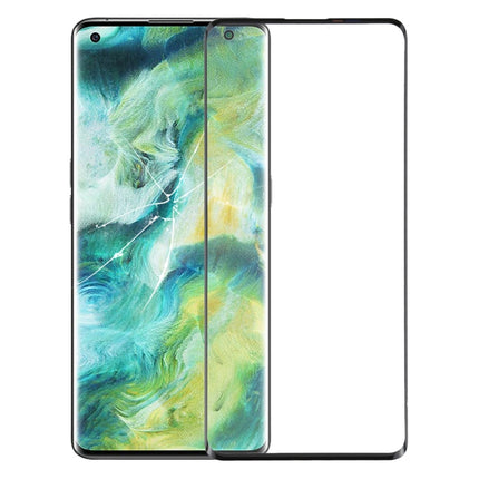 For OPPO Find X2 Front Screen Outer Glass Lens with OCA Optically Clear Adhesive, For OPPO Find X2