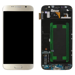 Original LCD Screen and Digitizer Full Assembly with Frame For Samsung Galaxy S6 SM-G920F