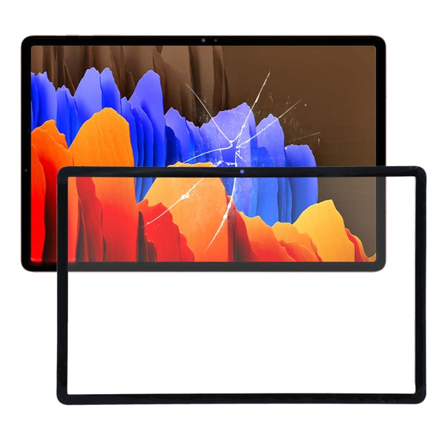 For Samsung Galaxy Tab S7 FE SM-T730  Front Screen Outer Glass Lens , For Samsung Galaxy Tab S7 FE