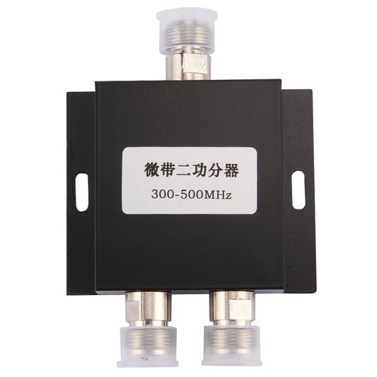 300-500MHz N Female Adapter 2-Way Power Splitter, Adapter Power Splitter