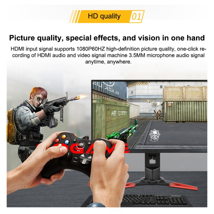 EZCAP280H HD-Videoaufnahmekarte 1080P HDMI-Recorder-Box, EZCAP 280H