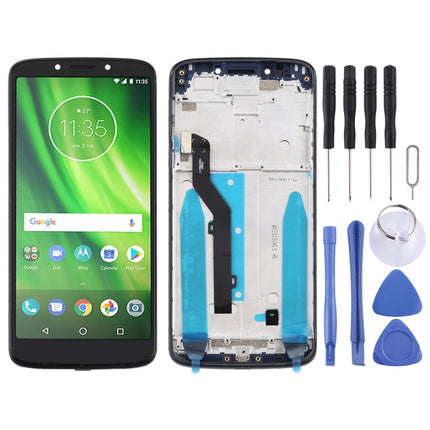 LCD Screen and Digitizer Full Assembly With Frame for Motorola Moto G6 Play