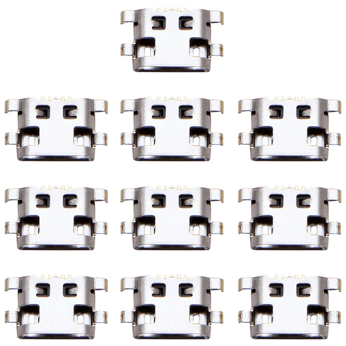10 PCS Charging Port Connector for Huawei P Smart (2019), For Huawei P Smart (2019)