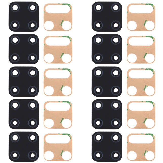For OPPO Realme C15 10pcs Back Camera Lens, For OPPO Realme C15