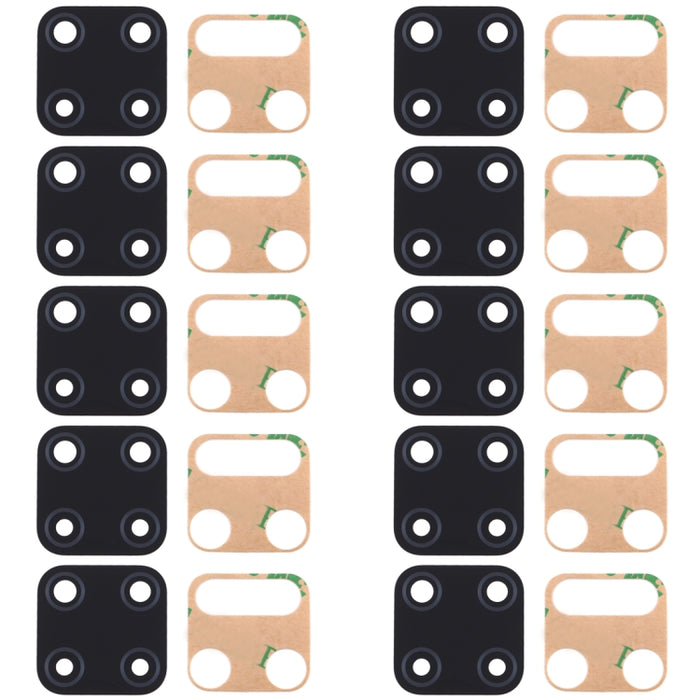 For OPPO Realme C15 10pcs Back Camera Lens, For OPPO Realme C15