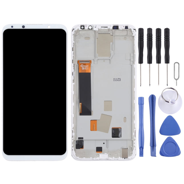 TFT Material LCD Screen and Digitizer Full Assembly With Frame (Not Supporting Fingerprint Identification) for Meizu 16X
