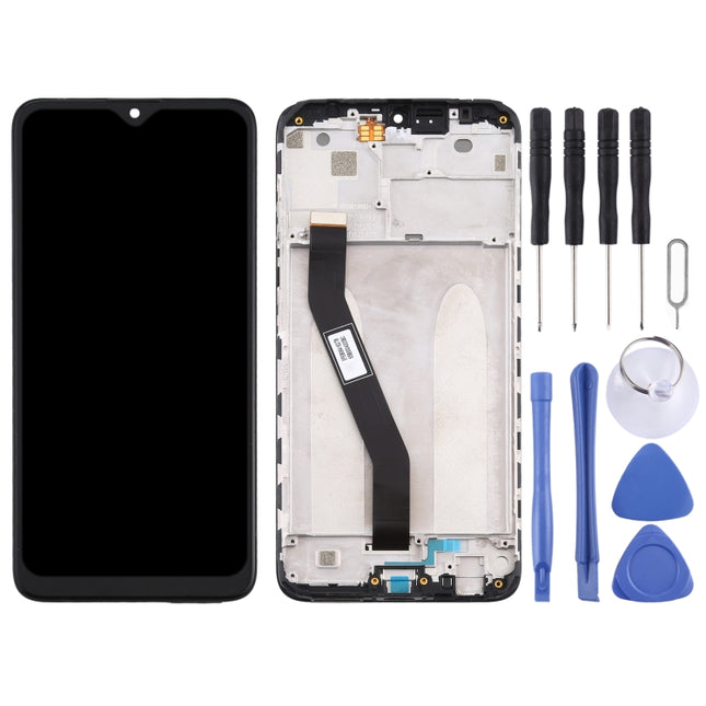 LCD Screen and Digitizer Full Assembly With Frame for Xiaomi Redmi 8A / Redmi 8 / Redmi 8A Dual / Redmi 8A Pro