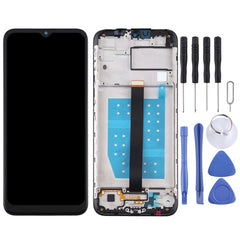 LCD Screen and Digitizer Full Assembly With Frame for Motorola One Fusion, For One Fusion