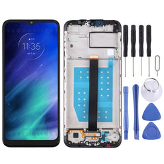 LCD Screen and Digitizer Full Assembly With Frame for Motorola One Fusion, For One Fusion