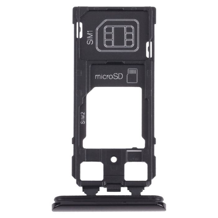 SIM Card Tray + SIM Card Tray / Micro SD Card Tray for Sony Xperia 1 / Xperia XZ4, For Sony Xperia 1 / Xperia XZ4 (Dual Card)