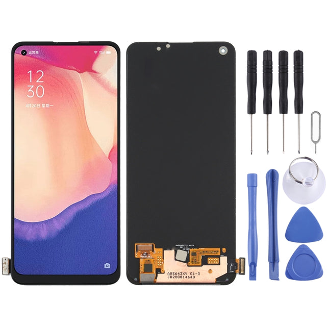Original AMOLED Material LCD Screen and Digitizer Full Assembly for OPPO Reno4 SE(China) / Realme 7 Pro / Realme Q2 Pro / Realme X7 5G /RMX2170, PEAM00, PEAT00, For OPPO Reno4 SE(China)(Original)