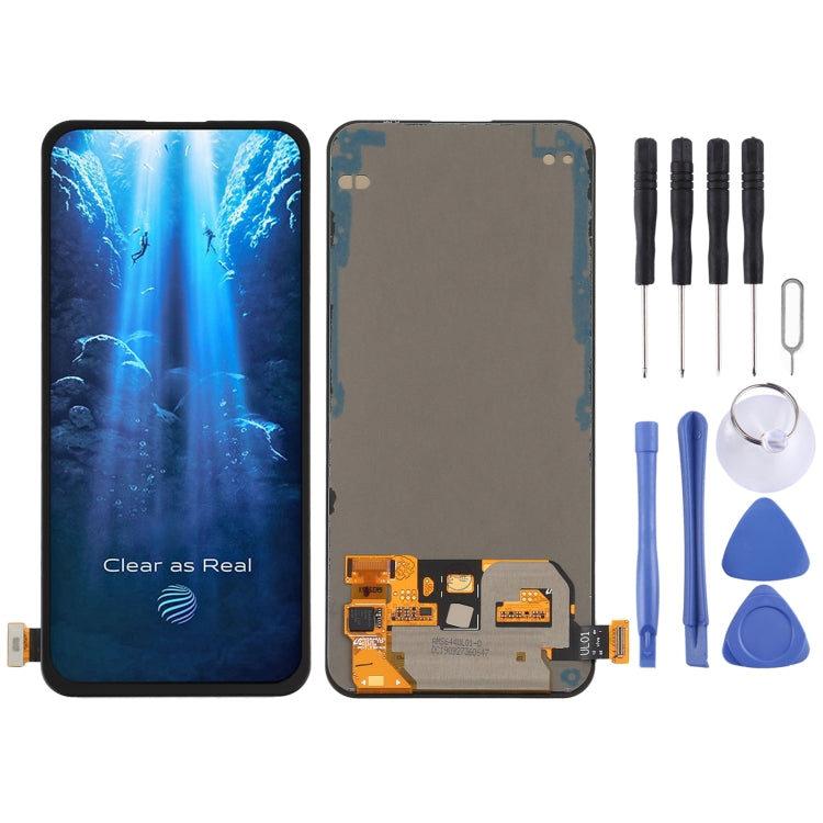 Original Super AMOLED Material LCD Screen and Digitizer Full Assembly for Vivo V17 Pro 1909 1910 PD1931F_EX