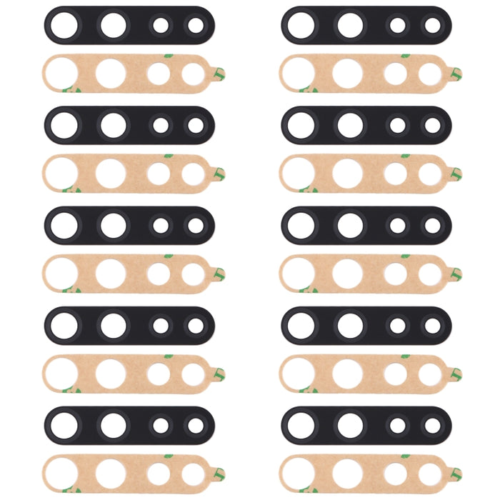 For OPPO F15 CPH2001 10pcs Back Camera Lens, For OPPO F15