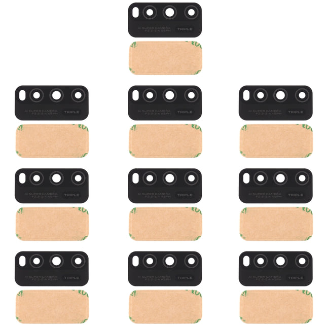 For vivo Y30 (China)  V2034A / vivo Y30g V2066BA / vivo Y30 Standard 10pcs Back Camera Lens, For Vivo Y30