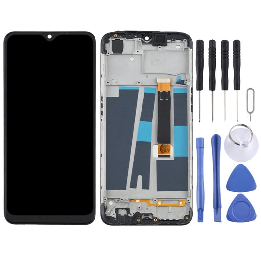 LCD Screen and Digitizer Full Assembly With Frame for OPPO A7(AX7) A7n CPH1901 CPH1903 CPH1905 PBFM00 PBFT00 PCDM00 PCDT00, For OPPO A7