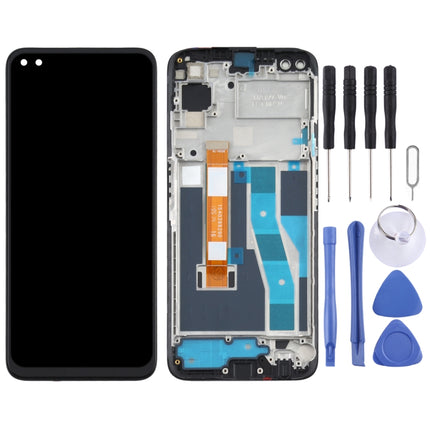 LCD Screen and Digitizer Full Assembly With Frame for OPPO Realme 6 Pro RMX2061 RMX2063, For OPPO Realme 6 Pro