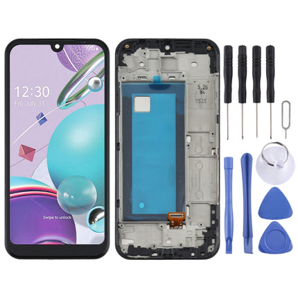 LCD Screen and Digitizer Full Assembly With Frame for LG K31 LM-K300Q, LMK300, For LG K31