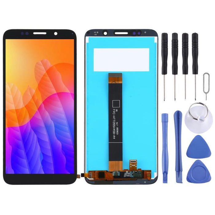 LCD Screen and Digitizer Full Assembly for Huawei Y5p, For Huawei Y5p