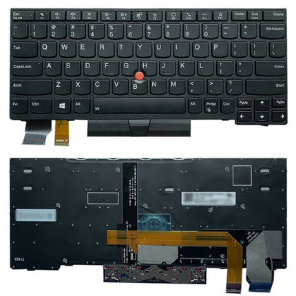 US Version Keyboard With Back Light for Lenovo ThinkPad X13 Gen1 / L13 Gen2 5N20V43181