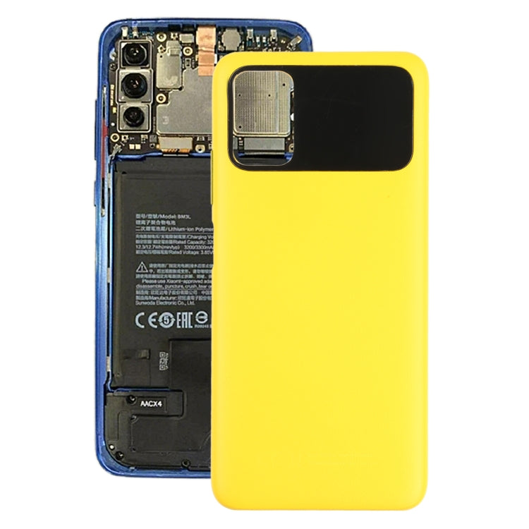 Original Battery Back Cover for Xiaomi Poco M3 M2010J19CG, For Xiaomi Poco M3(Yellow), For Xiaomi Poco M3(Original), For Xiaomi Poco M3