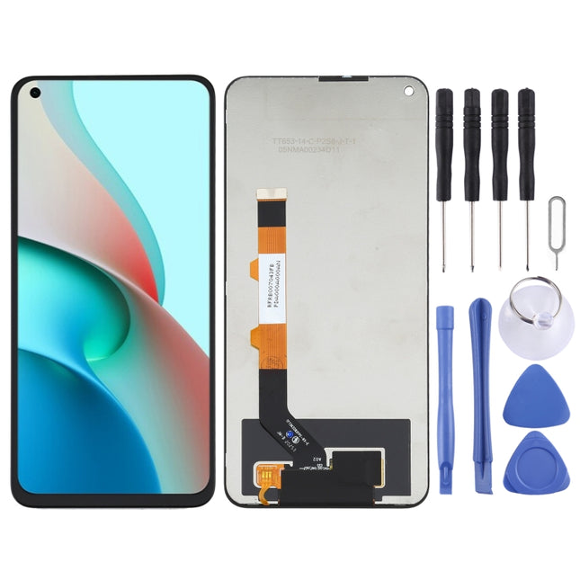 Original LCD Screen and Digitizer Full Assembly for Xiaomi Redmi Note 9 5G / Redmi Note 9T 5G M2007J22C