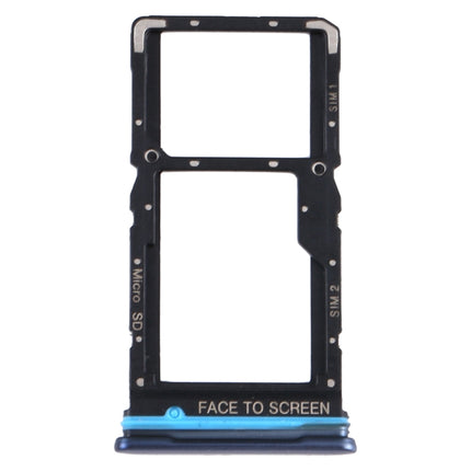 SIM Card Tray + SIM Card Tray / Micro SD Card Tray for Xiaomi Redmi Note 9 Pro 5G M2007J17C, For Xiaomi Redmi Note 9 Pro 5G
