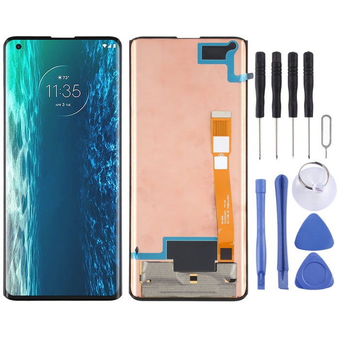 Original LCD Screen and Digitizer Full Assembly for Motorola Edge / Edge+ 2020 XT2063-3, For Motorola Edge