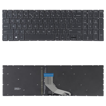 US Version Keyboard with Keyboard Backlight for HP 15-DA 15-DA0002DX 15-DA0008CA 15-DB 15-DB0003CA TPN-C135 TPN-C136