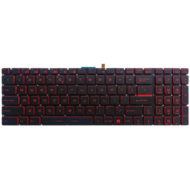 US Version Keyboard with Backlight for MSI GT62 GT72 GE62 GE72 GS60 GS70 GL62 GL72 GP62 GT72S GP72 GL63 GL73