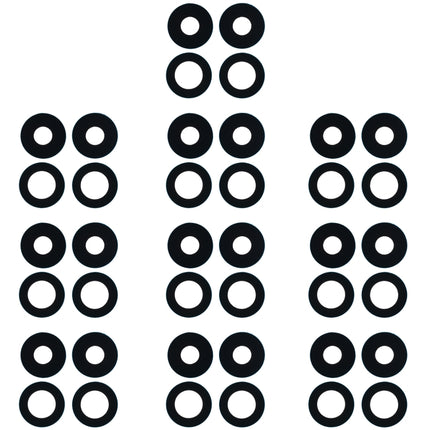 For OPPO Reno4 SE/A93 4G/OPPO Reno4 F/Reno4 Lite/F17 Pro PEAT00 PEAM00 10pcs Back Camera Lens