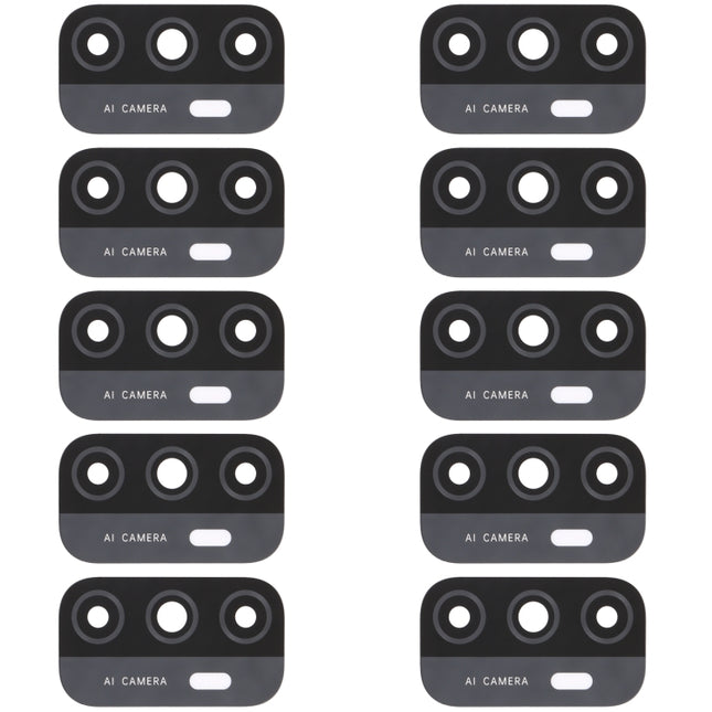For OPPO A33 (2020) / A53s 4G / A11s / A32 / A53 (2020) CPH2127 PDVM00 10pcs Back Camera Lens