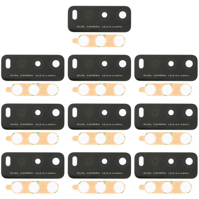 For Vivo Y11s / Y30 Standard / Y30G / Y12s / Y12a / Y12s 2021 10pcs Back Camera Lens, For Vivo Y11s/ Y30 Standard / Y30G / Y12s / Y12a / Y12s 2021