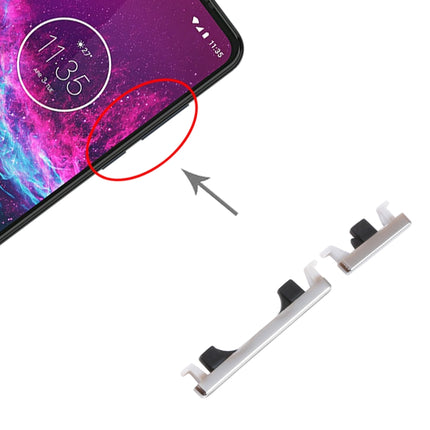 Power Button and Volume Control Button for Motorola Moto One Action XT2013-1 XT2013-2 XT2013-4, For Motorola Moto One Action, For Motorola Moto One Action(Silver)