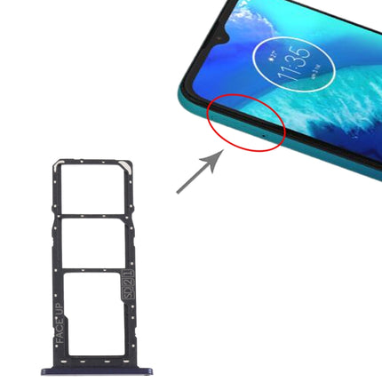 Bandeja para tarjeta SIM + Bandeja para tarjeta SIM + Bandeja para tarjeta Micro SD para Motorola Moto G8 Power Lite, Para Motorola Moto G8 Power Lite