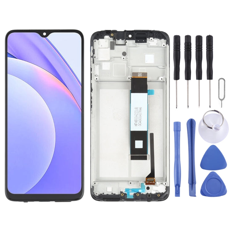 LCD Screen and Digitizer Full Assembly with Frame for Xiaomi Redmi Note 9 4G / Poco M3 / Redmi 9 Power M2010J19SC M2010J19CG, For Xiaomi Redmi Note 9 4G