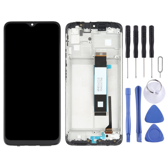 LCD Screen and Digitizer Full Assembly with Frame for Xiaomi Redmi Note 9 4G / Poco M3 / Redmi 9 Power M2010J19SC M2010J19CG, For Xiaomi Redmi Note 9 4G