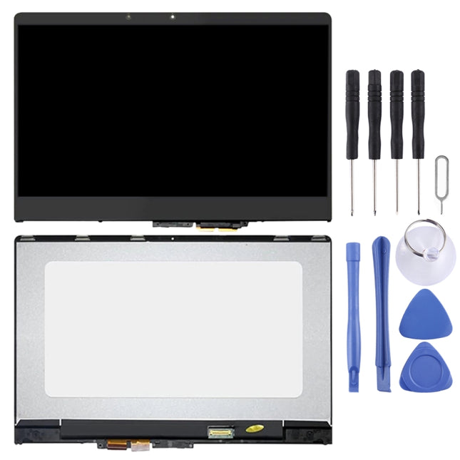 1920 x 1080 FHD LCD Screen and Digitizer Full Assembly with Frame for Lenovo YOGA 710-14ISKIKB 5D10M14182, For Lenovo YOGA 710-14ISKIKB