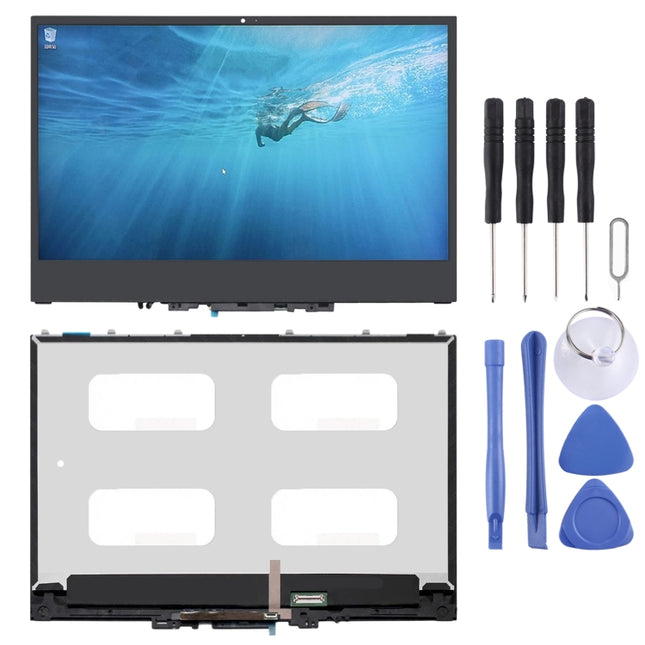 1920 x 1080 FHD 30 Pin LCD Screen and Digitizer Full Assembly with Frame for Lenovo Yoga 720-13 720-13IKB 5D10K81089