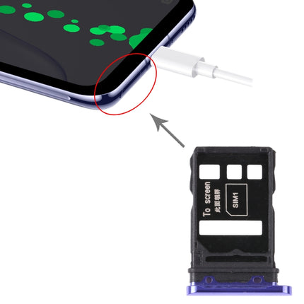 SIM Card Tray + SIM Card Tray for Huawei Nova 7 5G, For Huawei Nova 7 5G