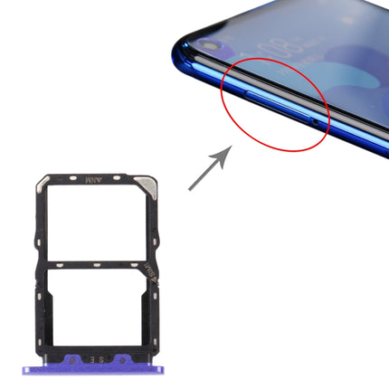 SIM Card Tray + NM Card Tray for Huawei Nova 5 Pro, For Huawei Nova 5 Pro