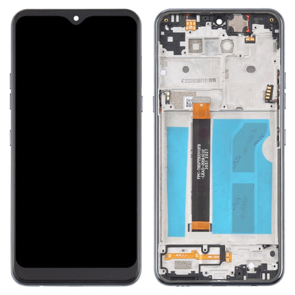 LCD Screen and Digitizer Full Assembly with Frame for LG Q51 LM-Q510N, For LG Q51