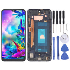 LCD Screen and Digitizer Full Assembly with Frame for LG G8X ThinQ LMG850EMW LM-G850, For LG G8X ThinQ