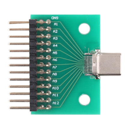 Type C Male Test Board USB 3.1 with PCB Board 24P+2P Connector, Type C Male